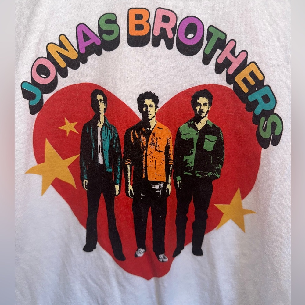 Jonas Brothers official merch T-shirt